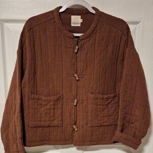 INDI&COLD - QUILTED CROPPED JACKET - Medium.  - NWOT